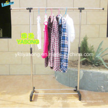 New Protable Extendable Hanging Rods Garment Rack